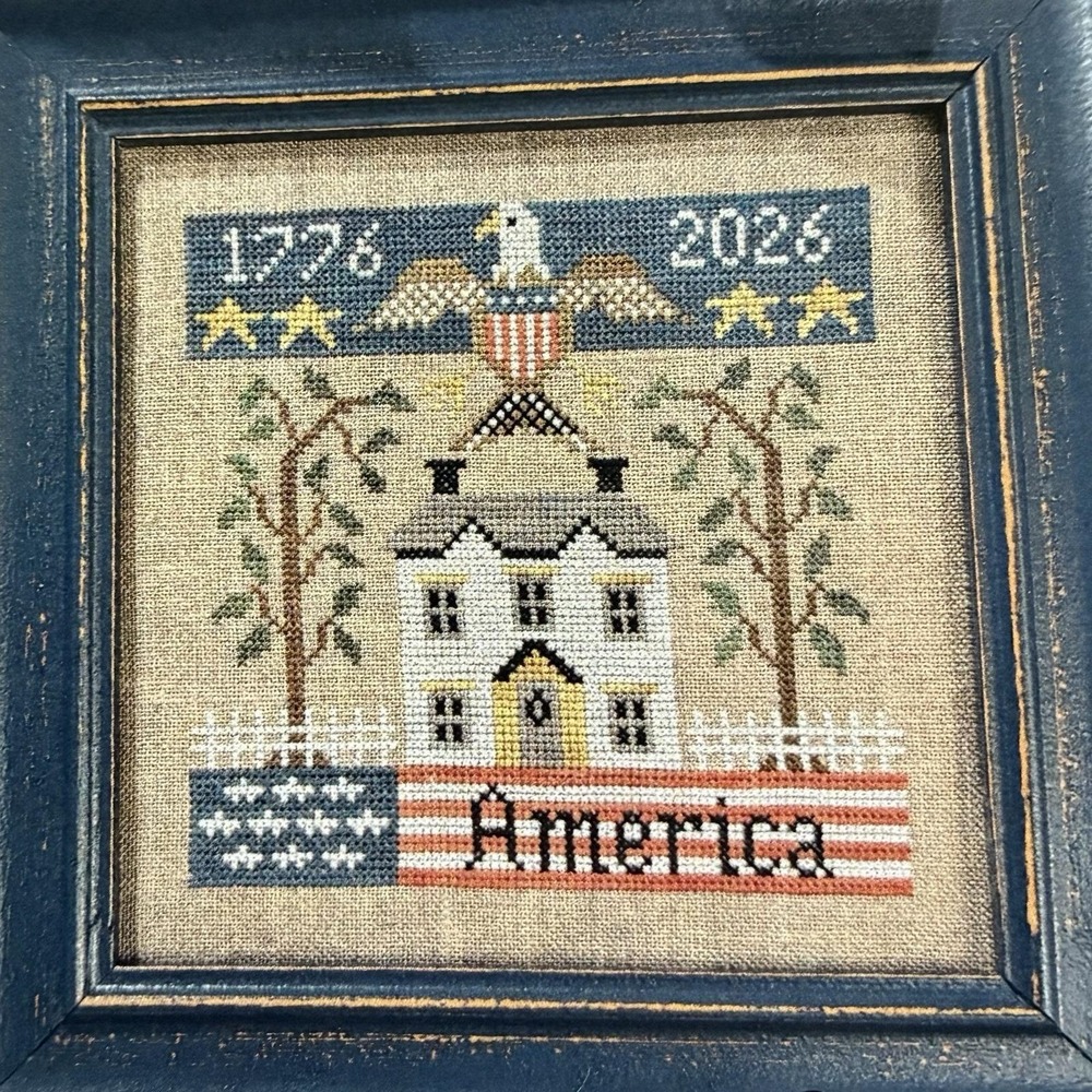 The Scarlett House America My Home Cross Stitch Pattern
